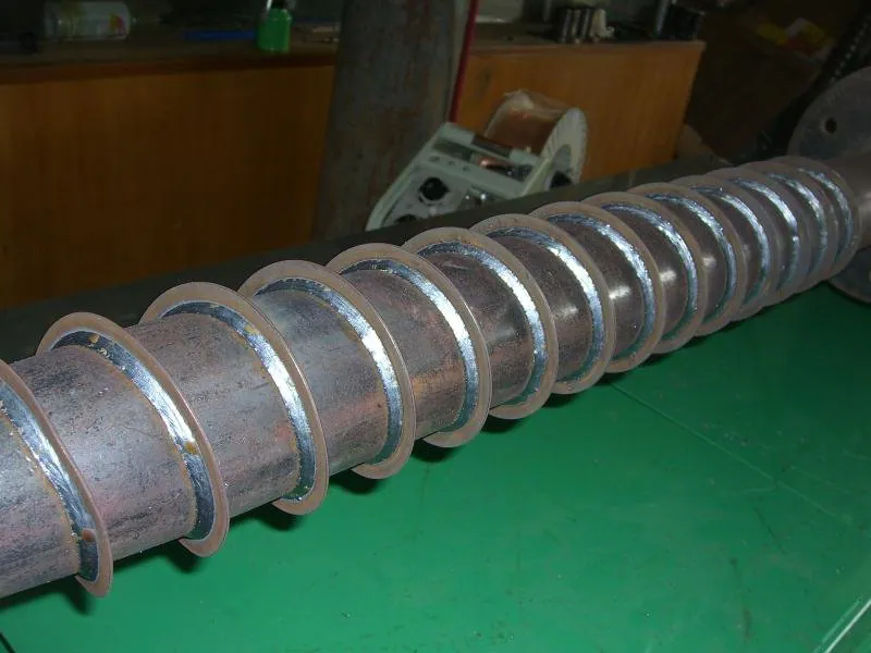 Formed ground screw production view Formed ground screw production view