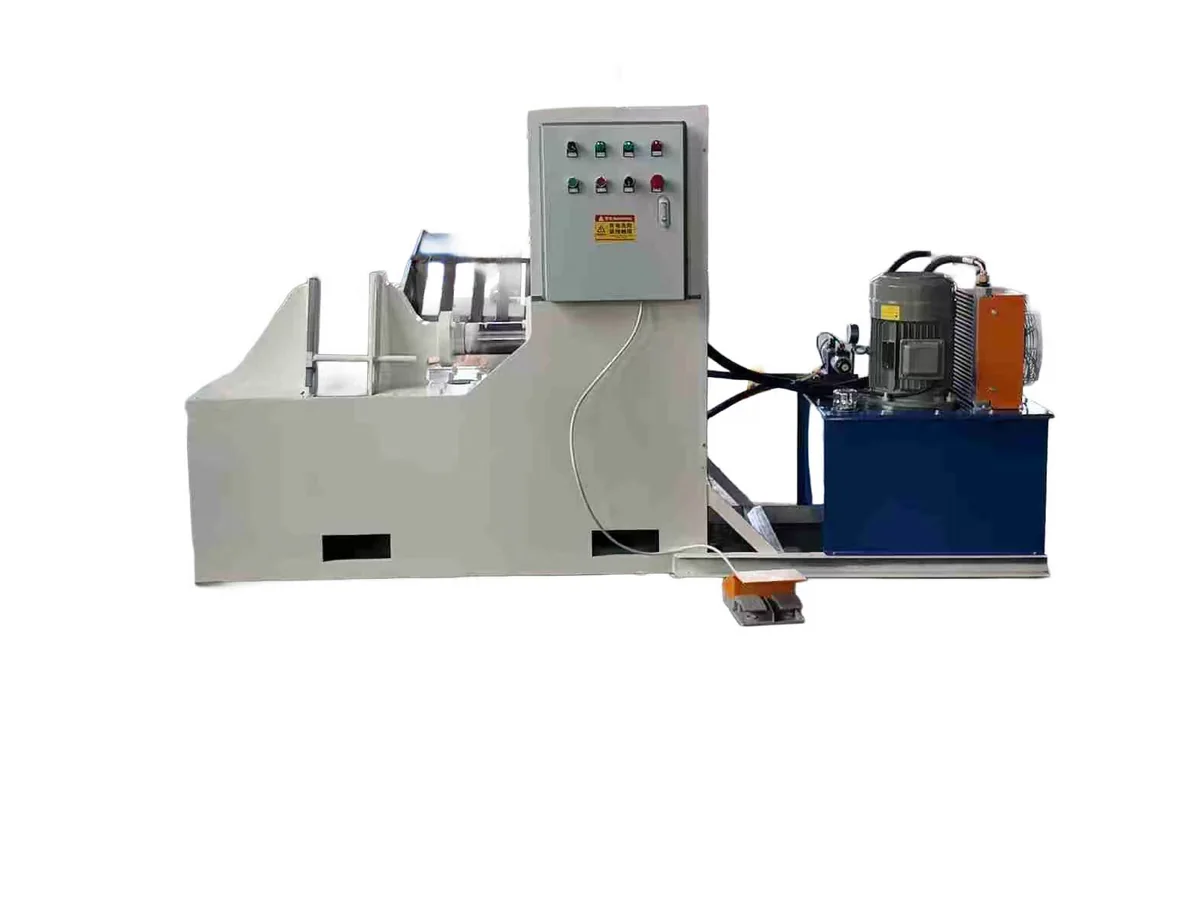 Hydraulic sectional flight forming machine