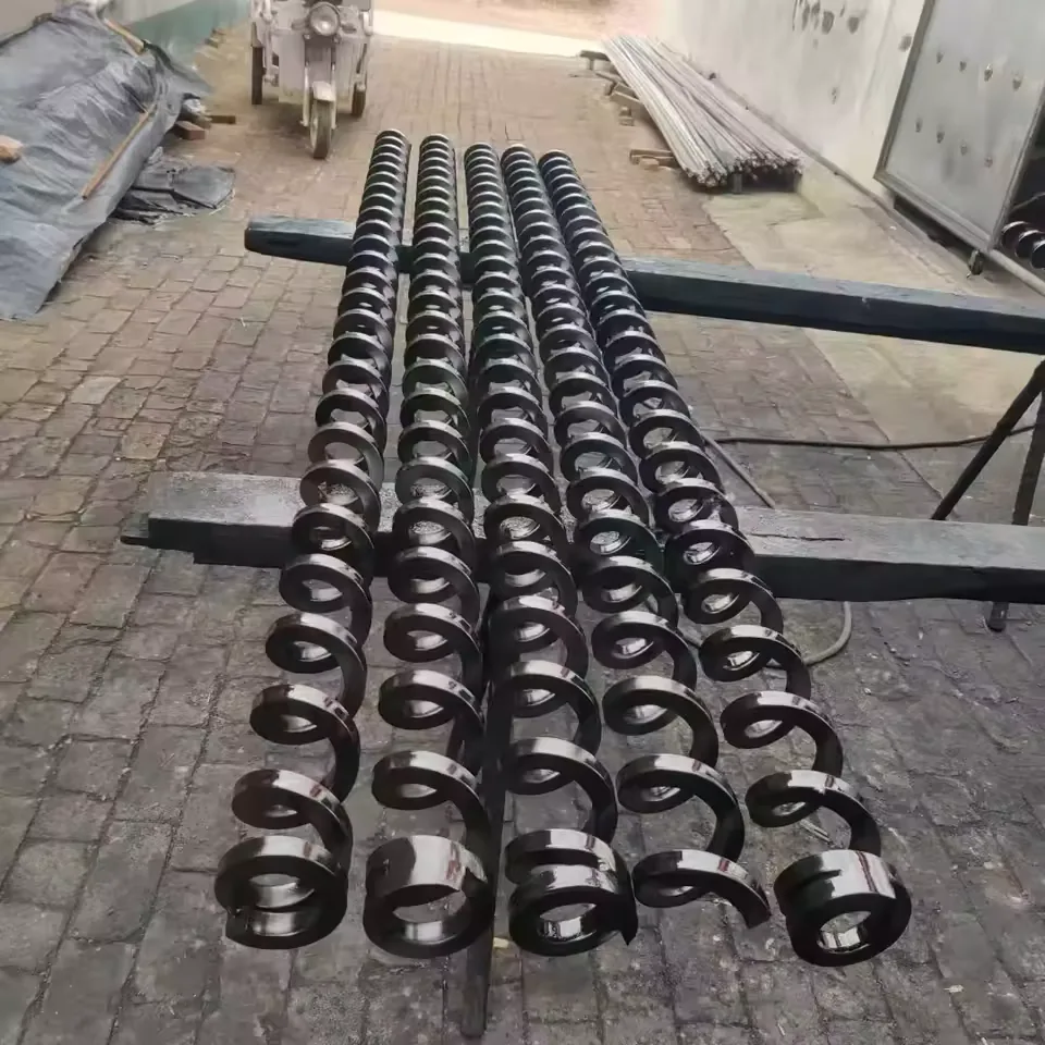 Auger flight manufacturing example Auger flight manufacturing example