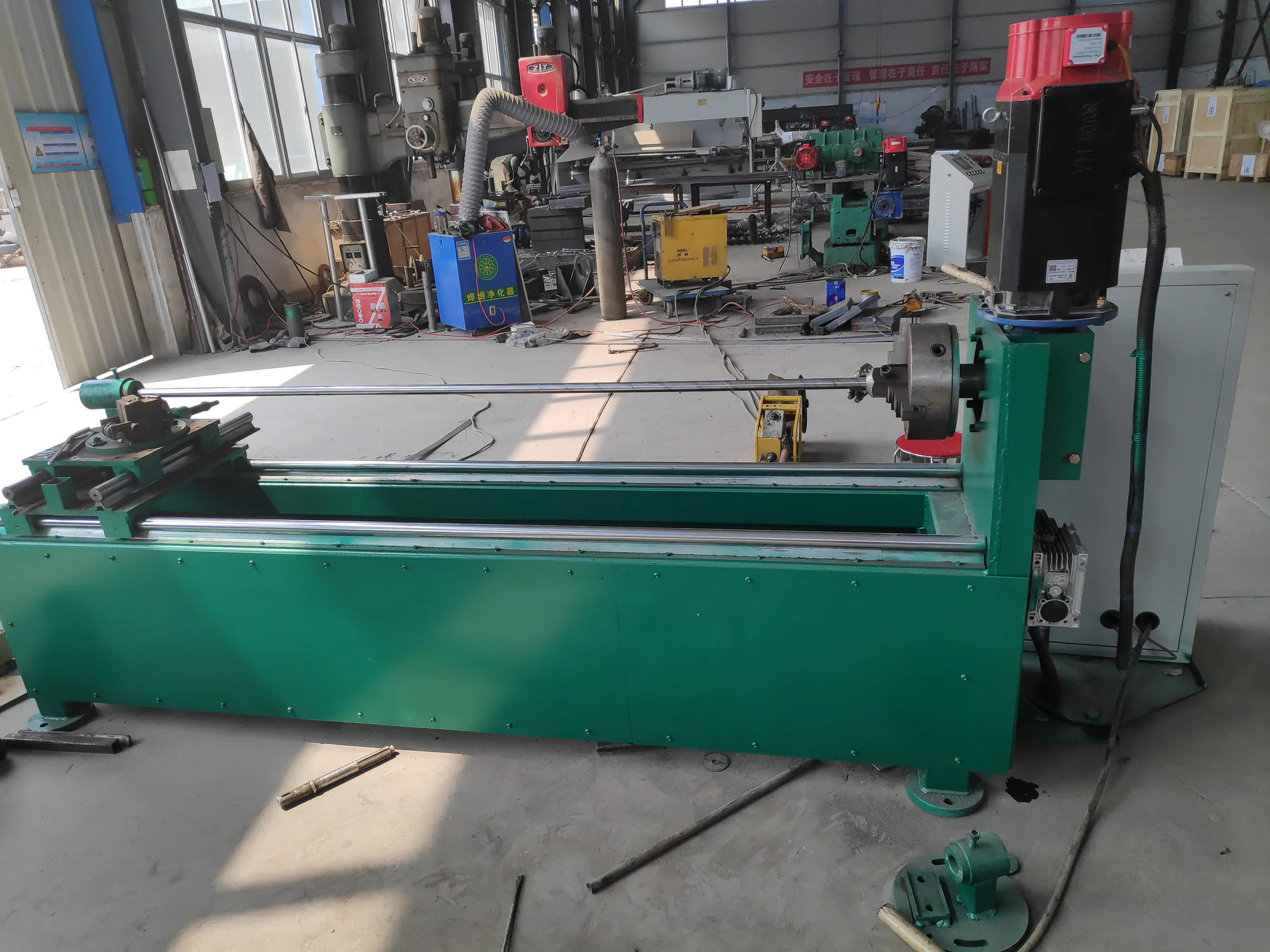 Flight winding process detail Flight winding process detail