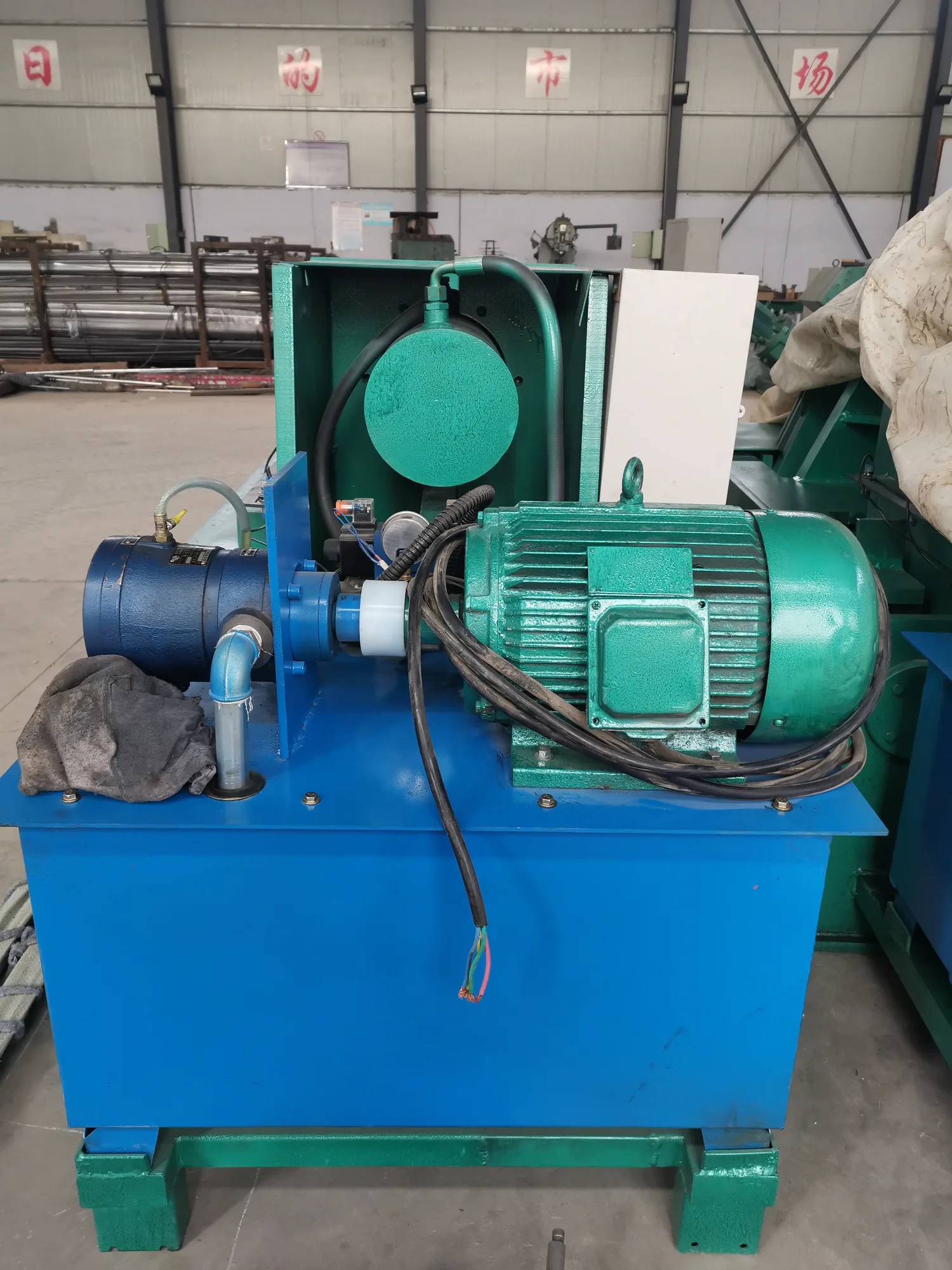 HS800S hydraulic pressing machine for sectional screw flight forming