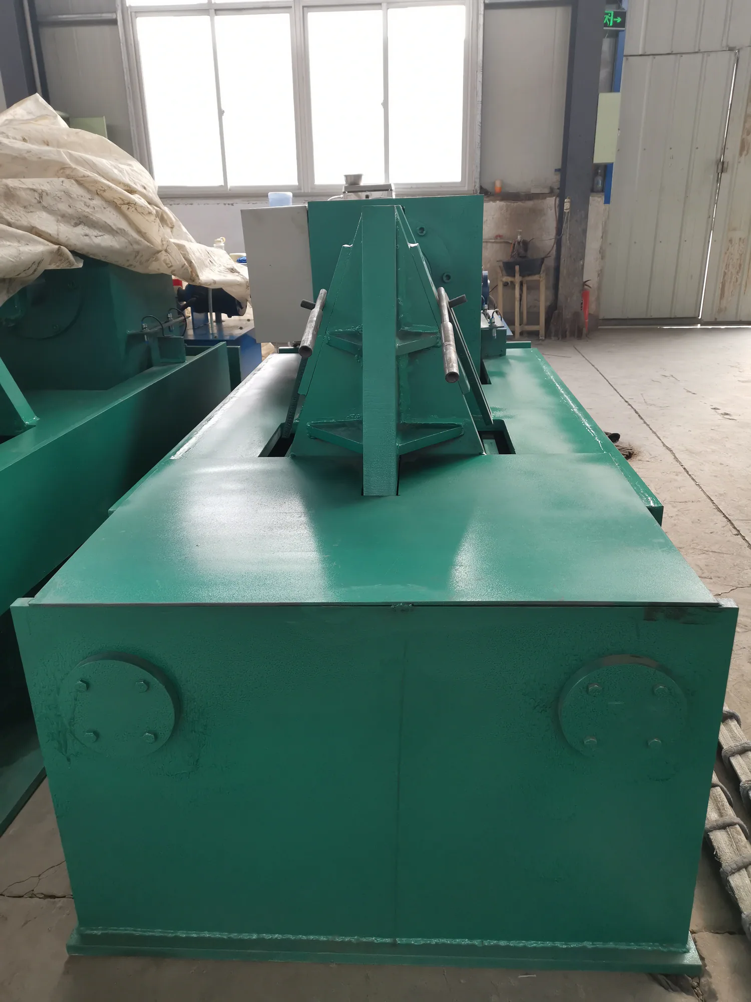 Industrial HS800S screw flight press machine for large diameter spiral blade production