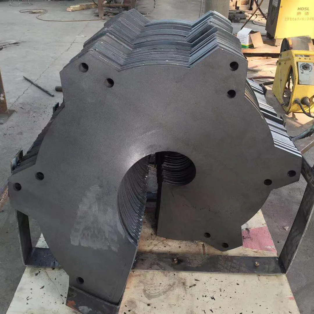 HS800S hydraulic screw flight forming machine with precision sectional flight pressing