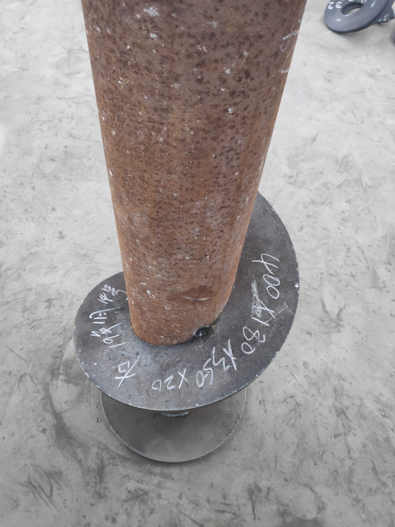 Custom helical flight segment for sectional auger assembly