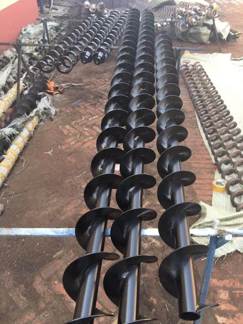 Custom multiple-shaft auger screw assemblies manufactured for industrial applications
