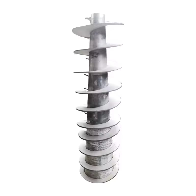 Variable-pitch auger flight manufactured for material conveying equipment Variable-pitch auger flight manufactured for material conveying equipment