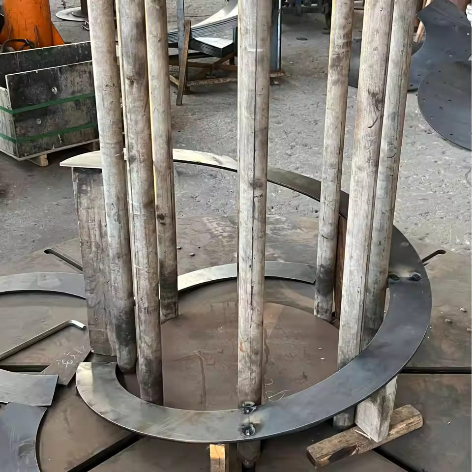 Custom screw flight with variable pitch for industrial auger systems Custom screw flight with variable pitch for industrial auger systems