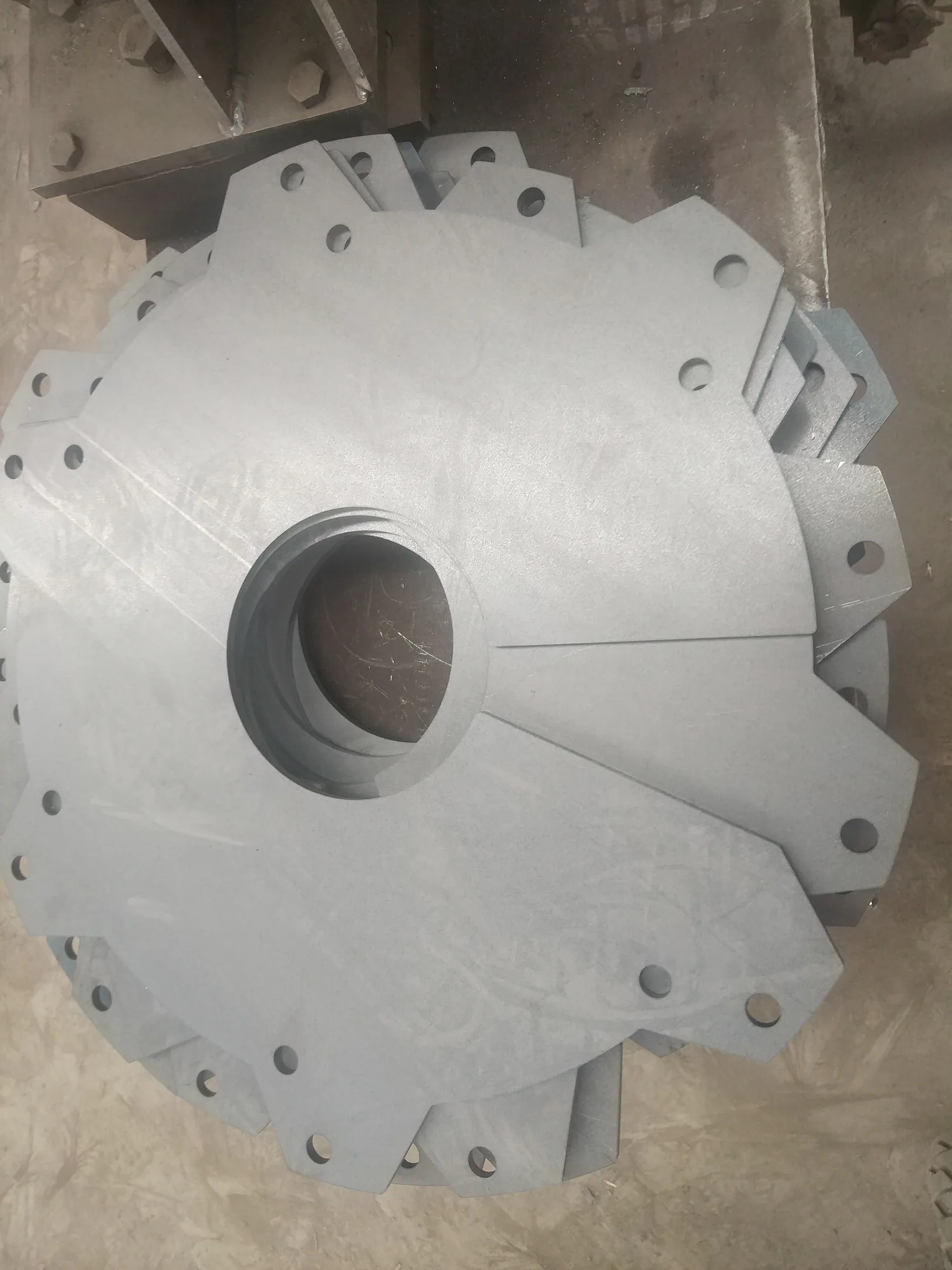 Custom fabricated vertical auger beater for material processing equipment Custom fabricated vertical auger beater for material processing equipment